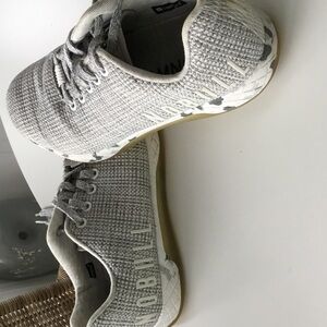 NOBULL Gray and White Women's Sneakers